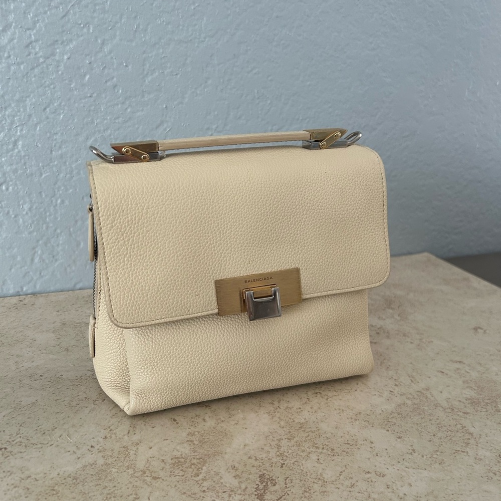 SOLD BALENCIAGA Le Dix leather handbag - Picture 4 of 16